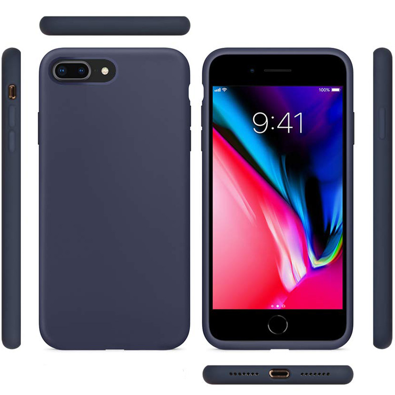 

Чехол Silicone Case Slim Full Protective для iPhone 7 plus (5.5") (Синий / Midnight Blue) 713165