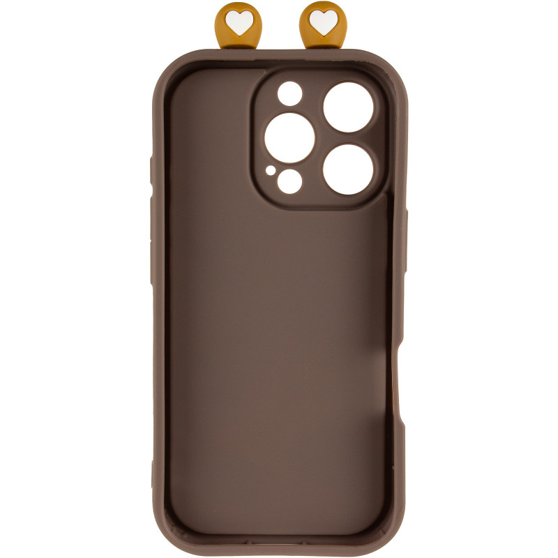 Фото Чехол TPU Toys Case with Ears для Apple iPhone 16 Pro Max (6.9") (Brown) в магазине vchehle.ua
