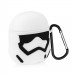 Фото Силіконовий футляр Star Wars Force для навушників AirPods + карабін (Stormtrooper) на vchehle.ua