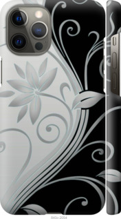 

Чехол Цветы на чёрно-белом фоне для iPhone 12 Pro Max 1567739