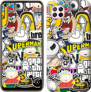 

Чохол Popular logos на Huawei P40 Lite 917198