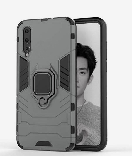 

Ударопрочный чехол Transformer Ring for Magnet для Huawei P30 (Серый / Metal slate) 682495