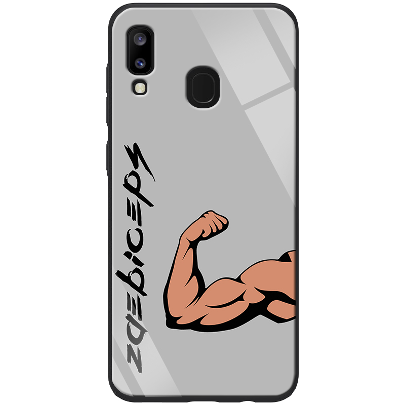 

TPU+Glass чохол ForFun для Samsung Galaxy A30 (Бицепс) 746478