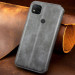 Купити Шкіряний чохол-книжка GETMAN Cubic (PU) на Xiaomi Redmi 9C (Сірий) на vchehle.ua