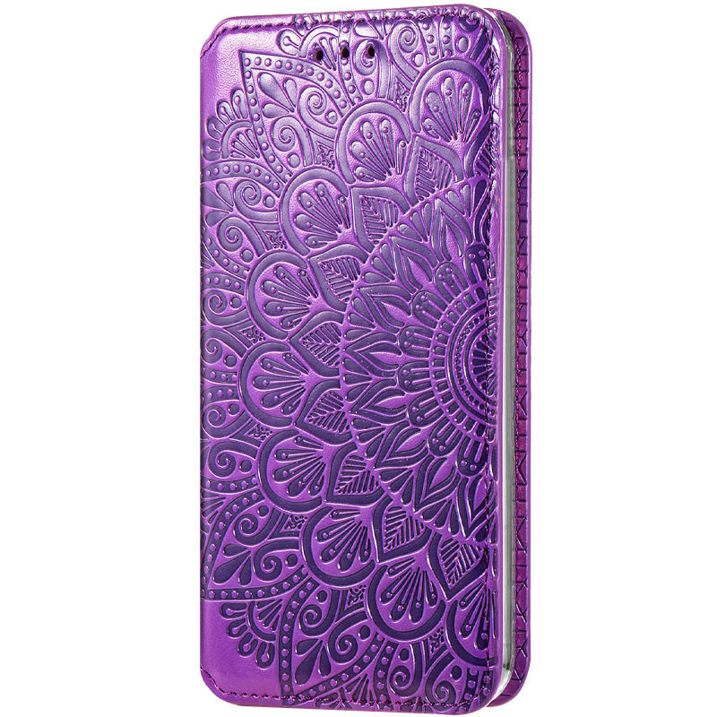 

Шкіряний чохол книжка GETMAN Mandala (PU) на Samsung Galaxy A02 (Фіолетовий) 1127136