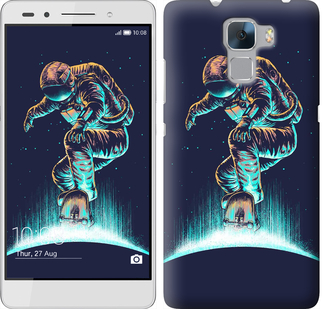 

Чохол Космонавт на скейтборді на Huawei Honor 7 591503