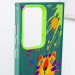 Фото TPU+PC чохол TakiTaki Graffiti magic glow на Samsung Galaxy S23 Ultra (Shocked tiger / Green) на vchehle.ua