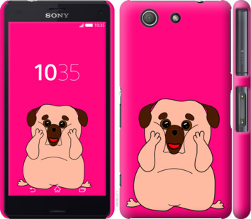 

Чехол Весёлый мопс для Sony Xperia Z3 Compact D5803 928429