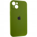 Фото Чохол Silicone Case Full Camera Protective (AA) на Apple iPhone 14 (6.1") (Зелений / Dark Olive) на vchehle.ua