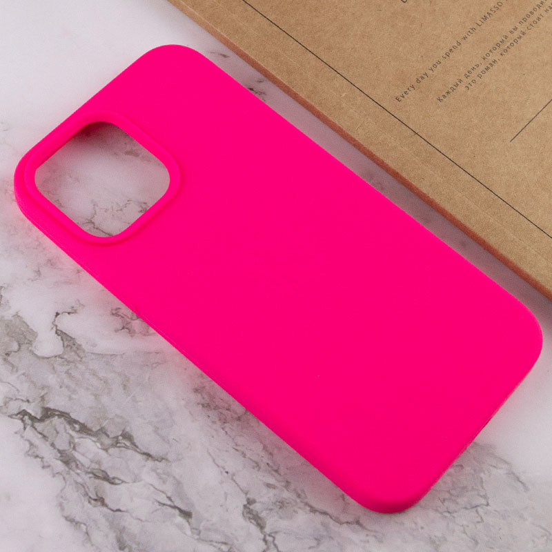 Чехол Silicone Case Full Protective (AA) NO LOGO для Apple iPhone 15 (6.1") (Розовый / Barbie pink) в магазине vchehle.ua