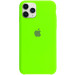 Чехол Silicone Case Full Protective (AA) для Apple iPhone 11 Pro (5.8") (Салатовый / Neon Green)