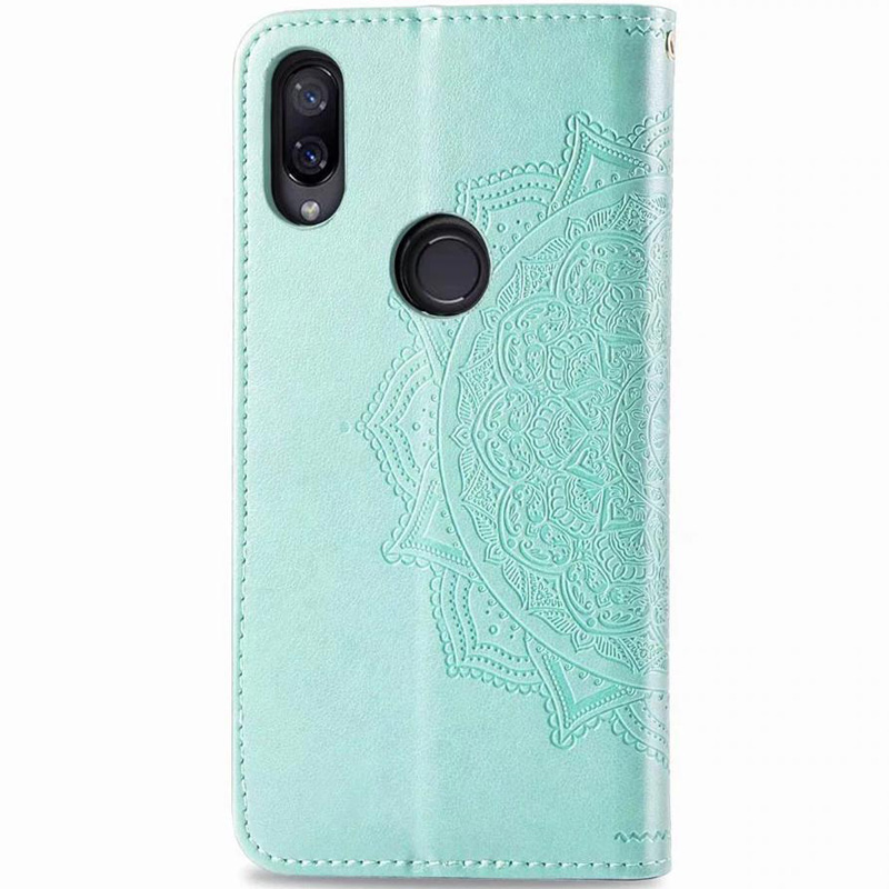 Фото Кожаный чехол (книжка) Art Case с визитницей для Xiaomi Redmi Note 7 / Note 7 Pro / Note 7s (Бирюзовый) на vchehle.ua