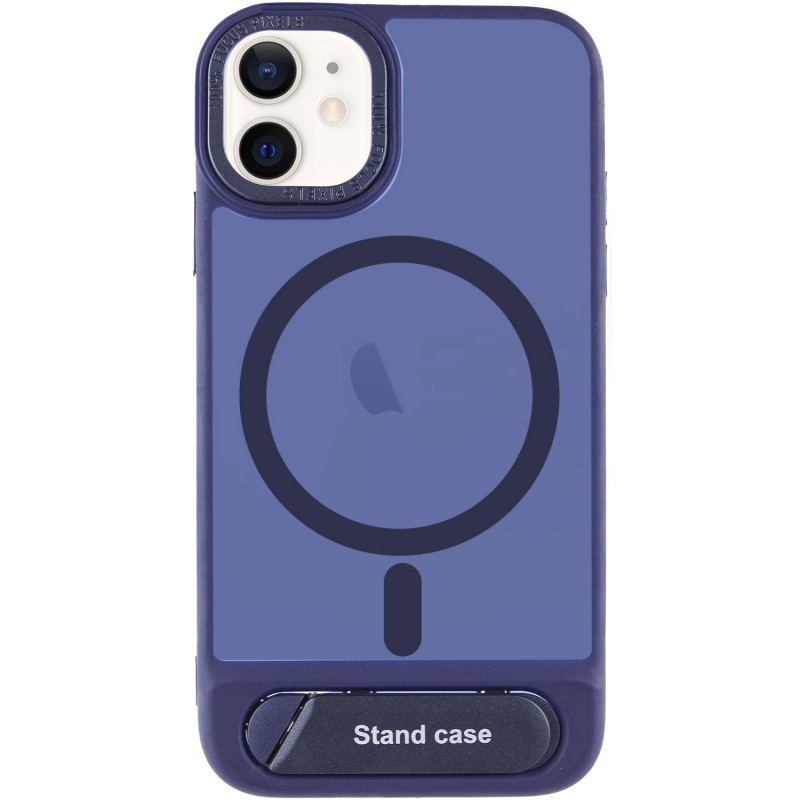Фото TPU+PC чехол Stand case для Apple iPhone 11 (6.1") (Blue) на vchehle.ua
