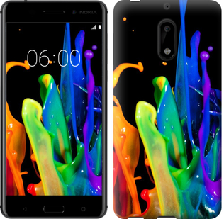 

Чохол бризки фарби на Nokia 6 381532