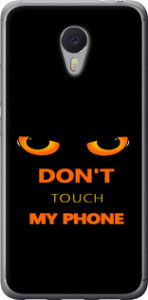 Чехол Don't touch the phone для Meizu M3 Note