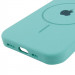 Купити Чохол Silicone Case Full Protective (AA) with Magnetic Safe на Apple iPhone 15 (6.1") (Бірюзовий / Marine Green) на vchehle.ua