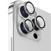 Фото Защитное стекло Metal Classic на камеру (в упак.) для Apple iPhone 14 Pro (6.1") / 14 Pro Max (6.7") (Серебряный / Silver) в магазине vchehle.ua