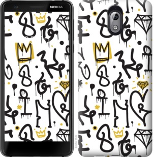 

Чехол Graffiti art для Nokia 3.1 745587