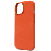 Фото Чехол Denim with Magnetic safe для Apple iPhone 15 (6.1") (Orange) на vchehle.ua