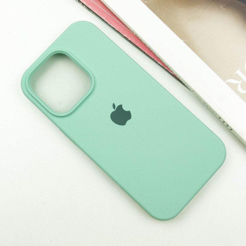 Фото Чехол Silicone Case Full Protective (AA) для Apple iPhone 16 Pro Max (6.9") (Бирюзовый / Turquoise) на vchehle.ua