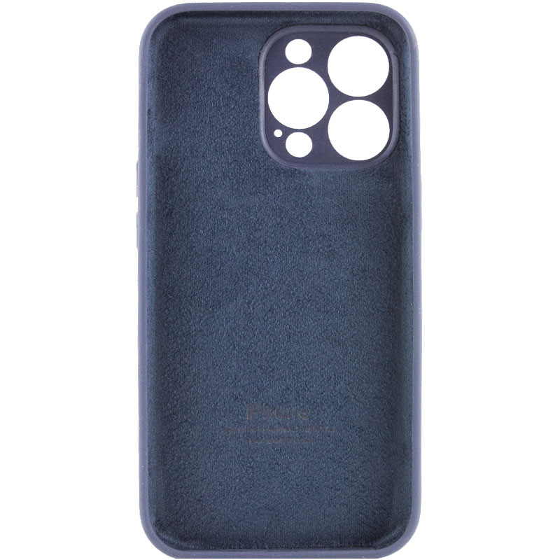 Фото Чохол Silicone Case Full Camera Protective (AA) на Apple iPhone 15 Pro Max (6.7") (Темно-синій / Midnight blue) на vchehle.ua