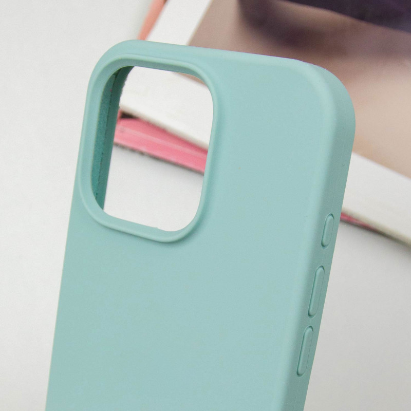 Чехол Silicone Case Full Protective (AA) NO LOGO для Apple iPhone 16 Pro (6.3") (Бирюзовый / Beryl) в магазине vchehle.ua