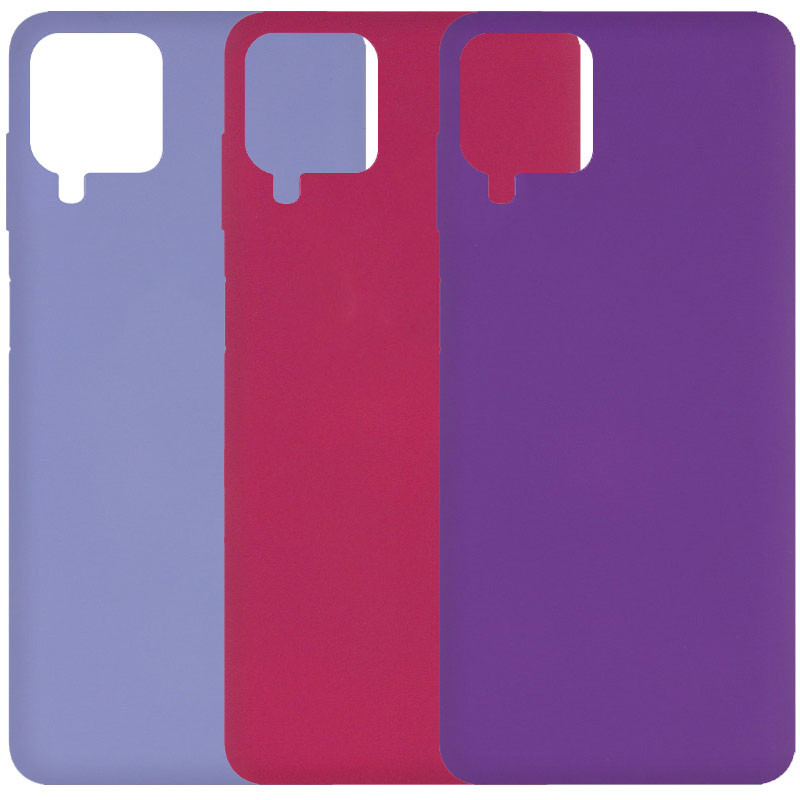 Уценка Чехол Silicone Cover Full without Logo (A) для Samsung Galaxy A12 / M12