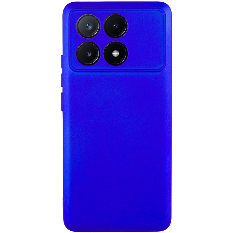 Чехол Silicone Cover Lakshmi Full Camera (A) для Xiaomi Redmi Note 13 Pro 4G / Poco M6 Pro 4G (Синий / Iris)