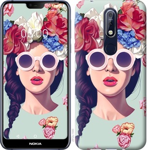 

Чехол Девушка с цветами для Nokia 3.2 741548