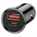 Фото АЗП Baseus Circular Plastic PD3.0 QC 4.0 + 30W USB + Type-C (CCALL) (black) в маназині vchehle.ua