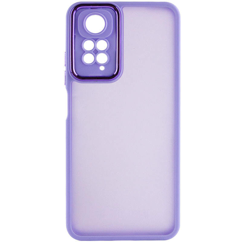 Фото TPU+PC чехол Accent для Xiaomi Redmi Note 11 (Global) / Note 11S (White / Purple) на vchehle.ua