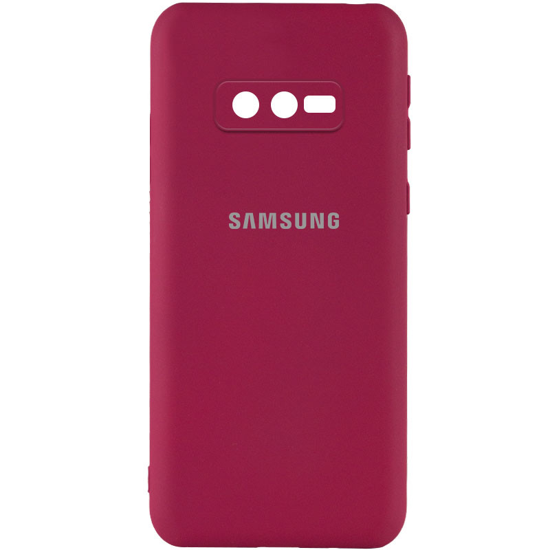 

Чохол Silicone Cover My Color Full Camera (A) на Samsung Galaxy S10e (Бордовий / Marsala) 1188197