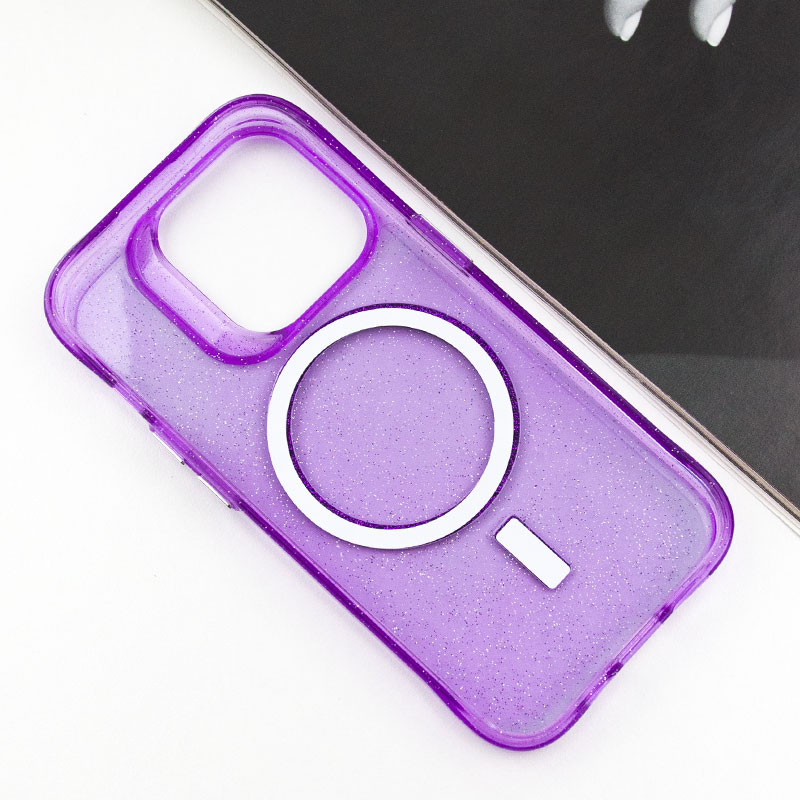 Чехол TPU Radiance with Magnetic safe для Apple iPhone 15 Pro (6.1") (Purple) в магазине vchehle.ua
