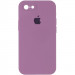 Чехол Silicone Case Square Full Camera Protective (AA) для Apple iPhone 6/6s (4.7") (Лиловый / Lilac Pride)