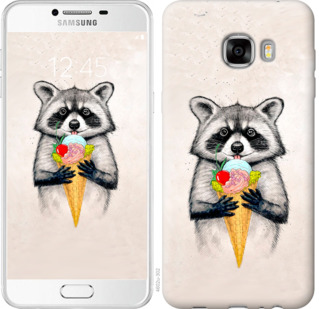 

Чохол Єнотик з морозивом на Samsung Galaxy C7 C7000 800971