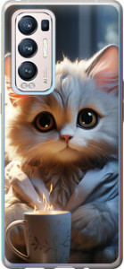 Чехол White cat для Oppo Reno5 Pro Plus