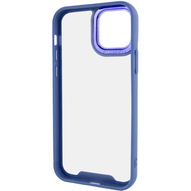 Чохол TPU+PC Lyon Case на Apple iPhone 12 Pro / 12 (6.1") (Blue) в магазині vchehle.ua