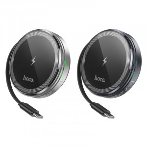 БЗУ Hoco CQ18 Flash 2in1 Magnetic + iWatch (with retractable cable Type-C)