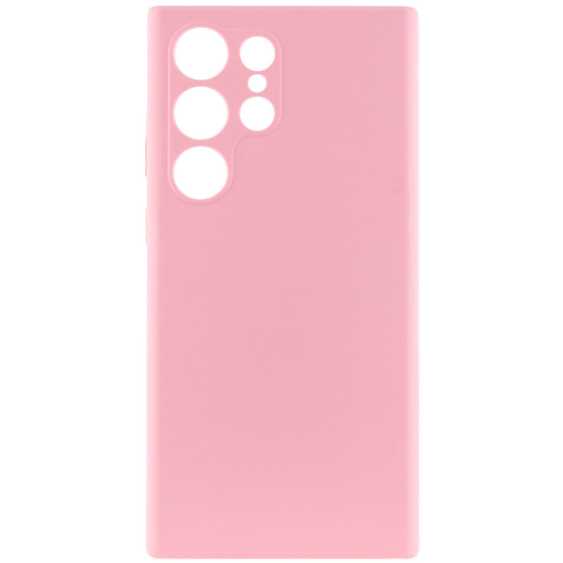 Чохол Silicone Cover Lakshmi Full Camera (AAA) на Samsung Galaxy S24 Ultra (Рожевий / Light pink)