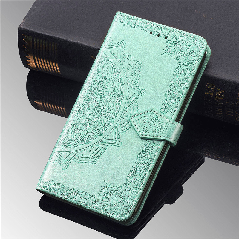 Кожаный чехол (книжка) Art Case с визитницей для Xiaomi Redmi 10 (Бирюзовый) в магазине vchehle.ua