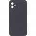 Silicone Case Square Full Camera Protective (AA) NOLOGO для Apple iPhone 11 (6.1") (Серый / Dark Gray)