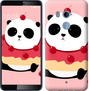 

Чехол Панда с пончиком для HTC U11 Plus 640734