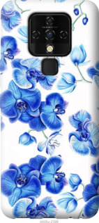 

Чехол Голубые орхидеи для Tecno Camon 16 SE CE7j 1184379