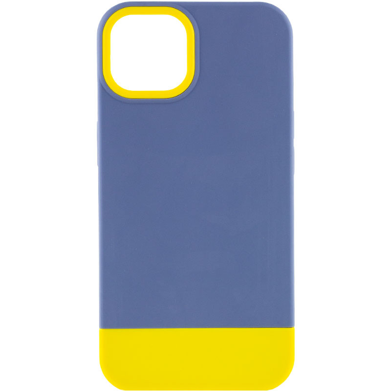 Чехол TPU+PC Bichromatic для Apple iPhone 11 (6.1") (Blue / Yellow)