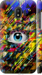 Чехол Абстрактный глаз для Samsung Galaxy J2 2018