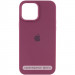 Чохол Silicone Case Full Protective (AA) на Apple iPhone 16 Pro Max (6.9") (Бордовий / Plum)