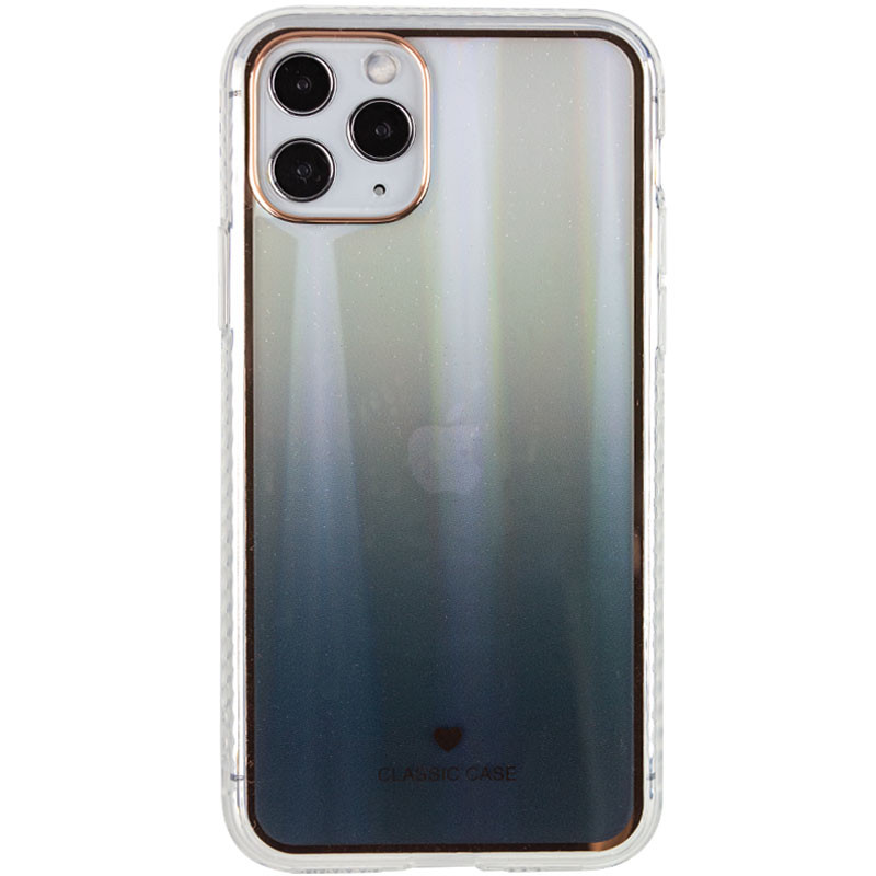 TPU+Glass чехол Aurora Classic для Apple iPhone 11 Pro (5.8") (Черный)
