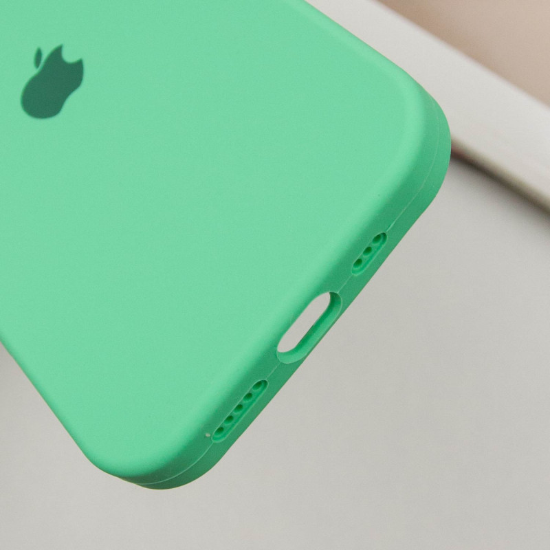 Купити Чохол Silicone Case Full Protective (AA) на Apple iPhone 14 Pro Max (6.7") (Зелений / Spearmint) на vchehle.ua