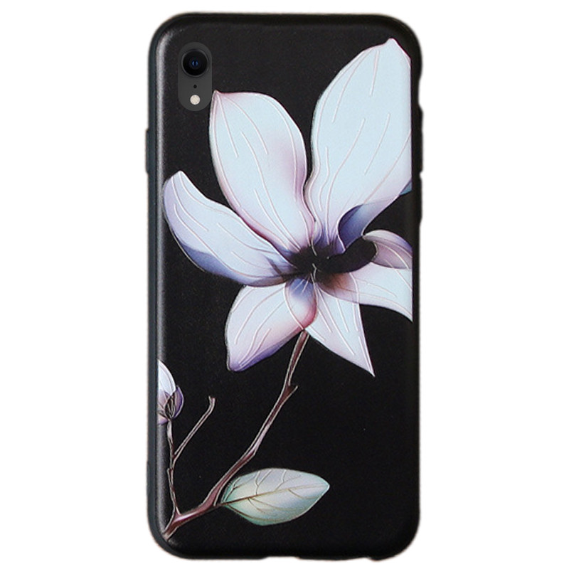 

TPU чохол Магнолія на iPhone XR (6.1") (Чорний) 873685