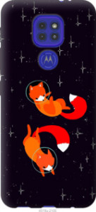 Чехол Лисички в космосе для Motorola G9 Play